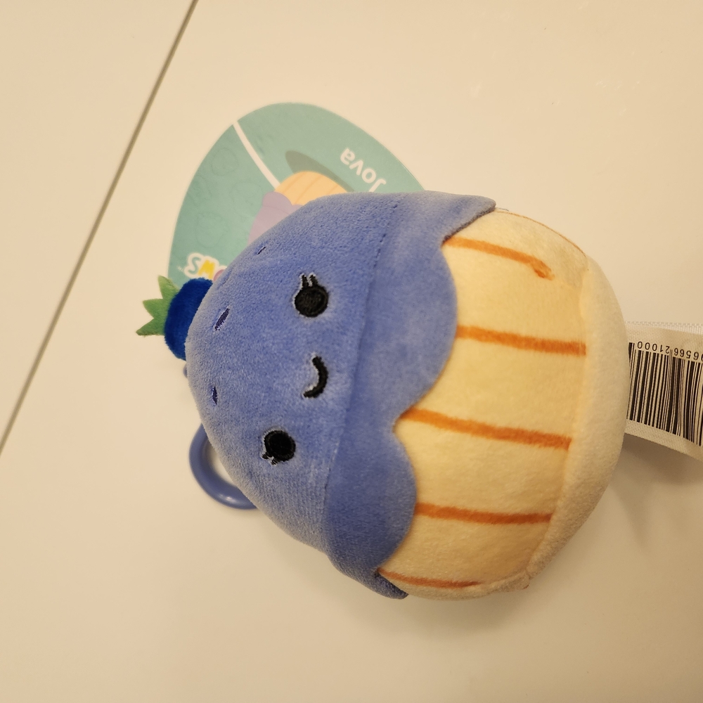 Blueberry Muffin Squishmallow Keychain
